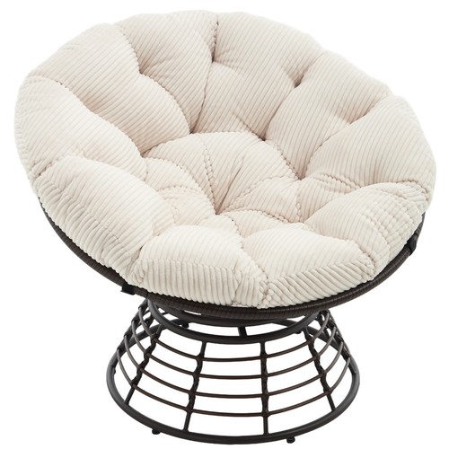 Sedia papasan girevole con - sedia,
