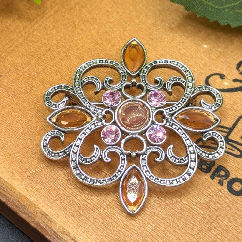 Spilla vintage con strass