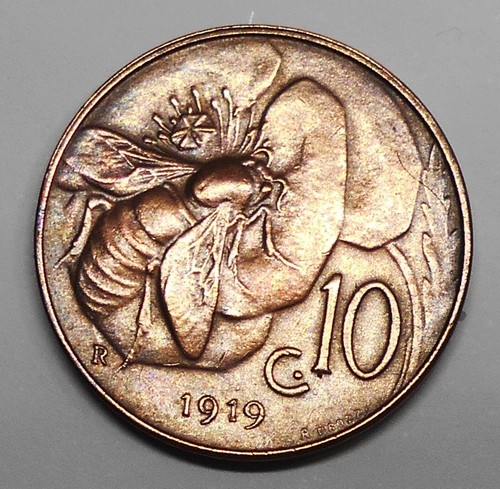 Centesimi ape 1919 - 10,