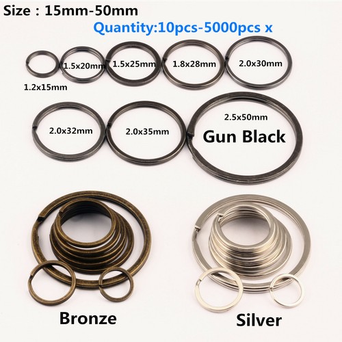 Round flat keyring jump - flat,
