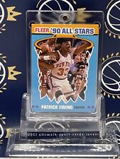 🏀🇺🇸1990-91 Fleer All-Stars #12 Patrick Ewing | HOF | MINT 📈-**raro*