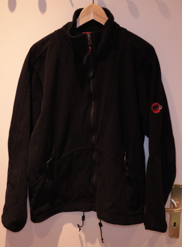 Giacca pile uomo mammut nera - pile,