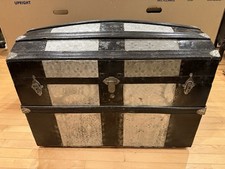 Rara cassapanca baule a vapore