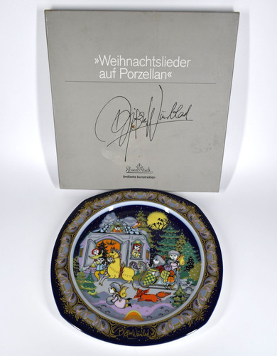 Rosenthal 1984 christmas plate - rosenthal,