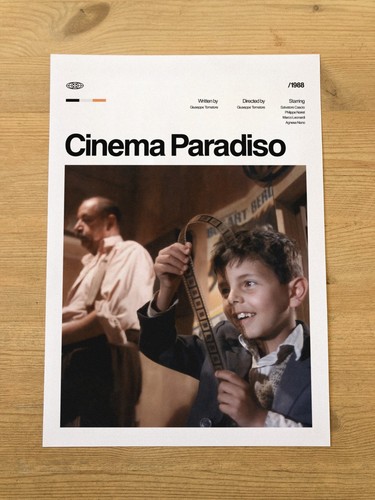 Cinema paradiso poster film - cinema,