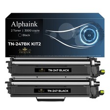2 TONER TN-247-BK BROTHER DCP