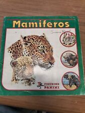 ALBUM FIGURINE PANINI MAMMIFERI  COMPLETO ANNI 80