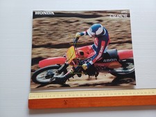 Honda CR 480 R 1982 depliant originale inglese