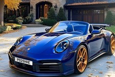 PO25 HHE - PORSCHE - targa auto privata su certificato di conservazione