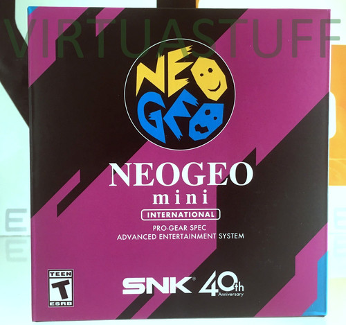 Snk neogeo mini - neogeo, 40th