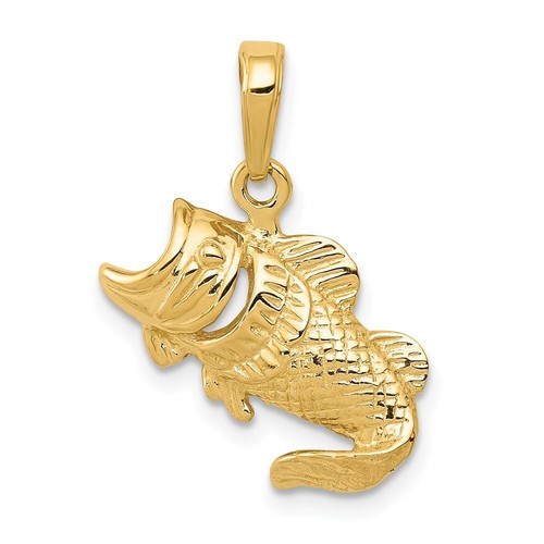 Ciondolo pesce piccolo oro - ciondolo,