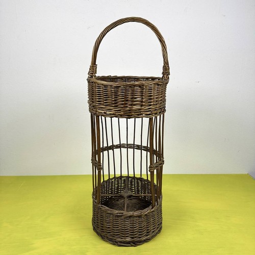 Cesto porta bottiglie vintage - porta,