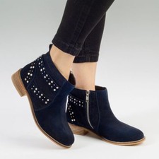 Donna Blu Navy Originale pelle