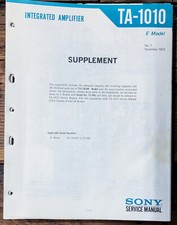 Sony TA-1010 Amplificatore