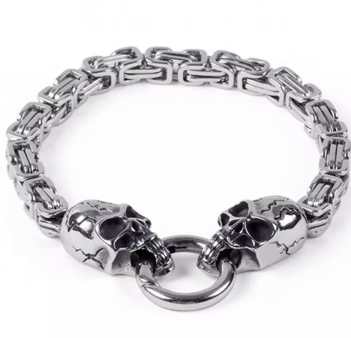 Bracciale teschio scheletro