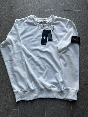 Felpa stone island bianca - island,