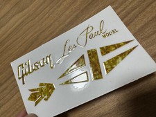 1pz Adesivi Decalcomanie Gibson Guitar Les Paul Modello Collo Testa Testata UV RIALZATE
