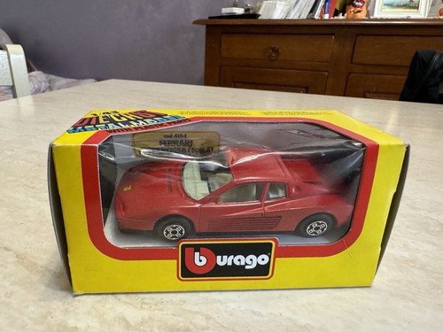 Burago ferrari testarossa 1984 - ferrari,