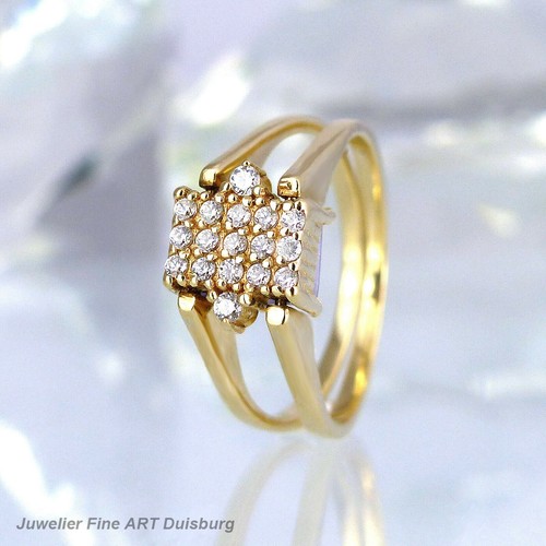Anello donna 585 oro - anello,