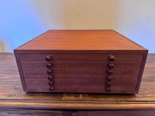 armadio cassettiere di legno porta monete e medaglie