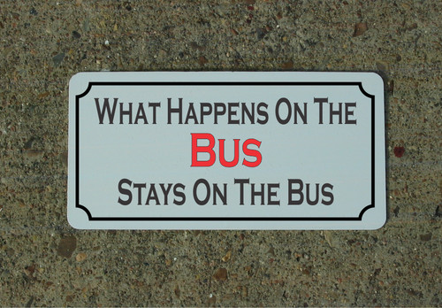 What happens the bus stays - what,