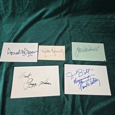 Lotto di 5 carte indice