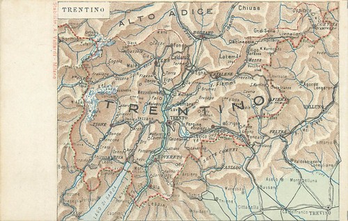 Mappa italia trentino - mappa,