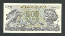 Italy Lire 500 ARETUSA FDS - /