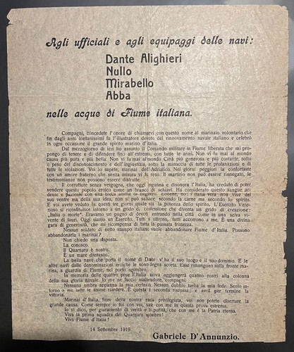 Volantino fiume gabriele - fiume,