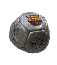 *HH* Pallina pallone calcio vintage 2000 FC Barcellona autografi football ball 