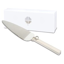 Linea quadrifoglio nozze paletta torta 28 cm con scatola bomboniere solidali ide