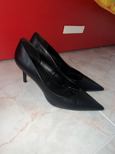 Scarpe nere con - , tacco