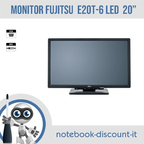 Monitor fujitsu e20t led - monitor,