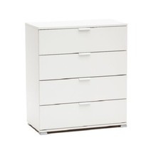 Cassettiera bianca 4 cassetti