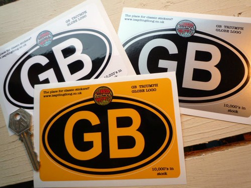 Logo triumph globe adesivo - globe, su