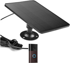 Caricatore Solare per Ring Video Doorbell Di Seconda Generazione