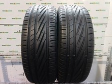 2 PNEUMATICI USATI 195 55 R16 91V UNIROYAL RAIN SPORT 5 ESTIVE