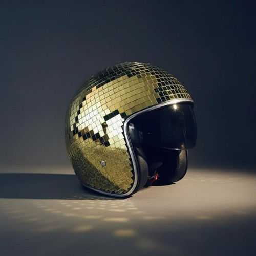 Casco glitter visiera - casco,