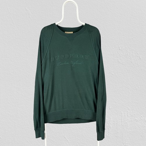 Burberry felpa verde - verde, ricamata