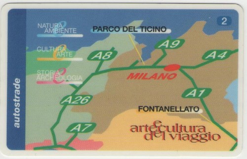 Viacard golden 515 num - viacard, piccolo