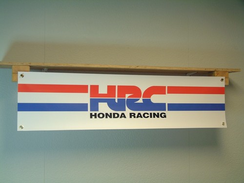 Honda hrc banner moto officina - honda,