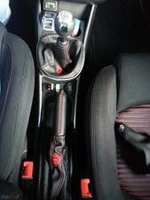 Alfa Romeo Mito 955 (Bj. 2008-2019)  cuffia cambio e freno nera con ricami rossi