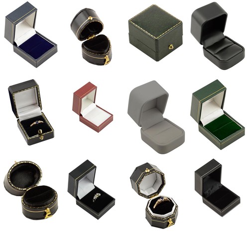 Scatole anello in - anello, pelle