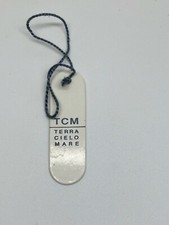 N5 TCM TERRA CIELO MARE  Hang Tag Sello SWIMPRUF Showcase sigillo PORTA PREZZO 