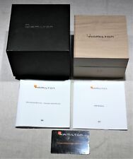 Hamilton kit watch box warranty card and booklets Navy Scuba Khaki H82305331 