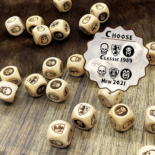 Heroquest natural wood combat