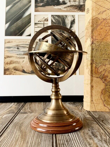 Antico globo sfera - , ottone
