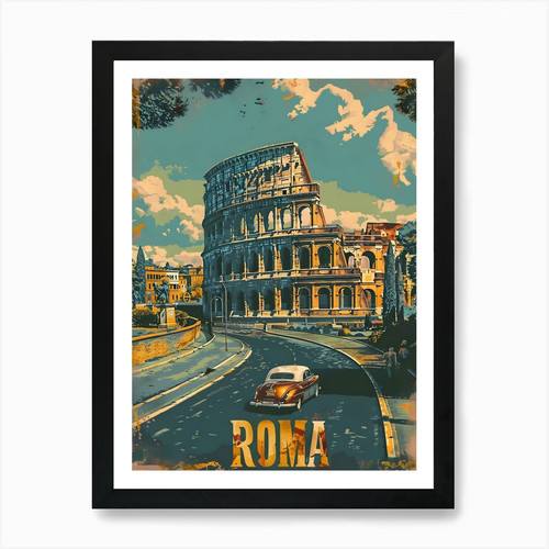 Roma stampe artistiche con - roma.,