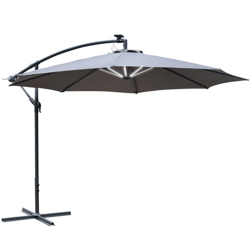 Outsunny ombrellone braccio - ombrellone, a