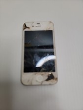Softbank iPhone 4S bianco 32 Gb. Così com'è. Schermo non testato, rotto.